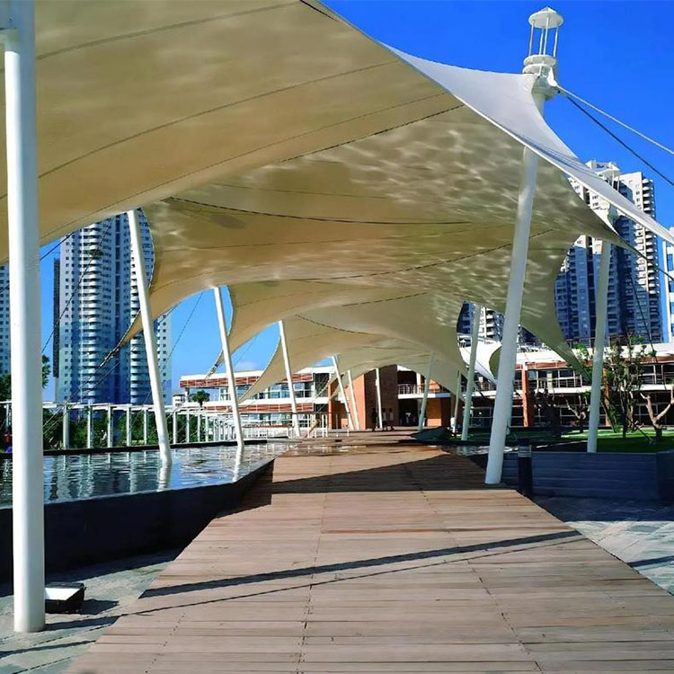 洛浦县膜结构景观棚