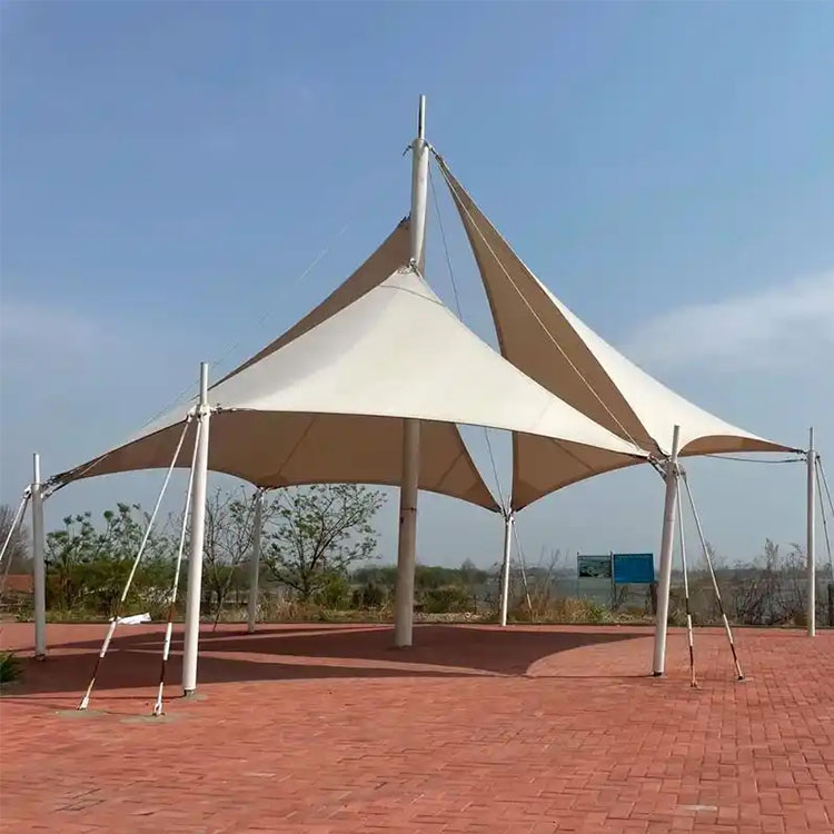 洛浦县膜结构景观棚