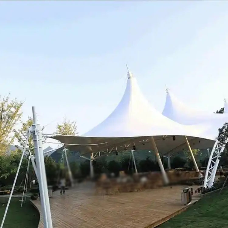 洛浦县膜结构景观棚