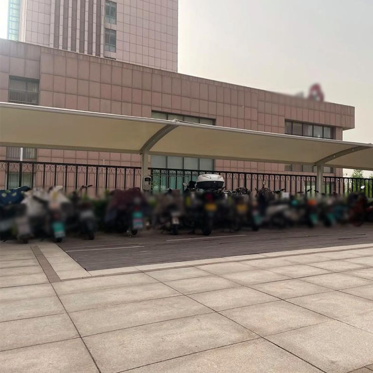 洛浦县膜结构电动车棚