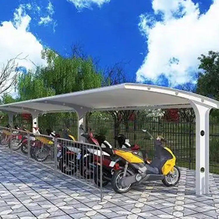 洛浦县膜结构电动车棚